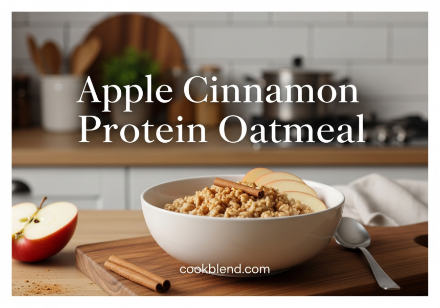 Apple Cinnamon Protein Oatmeal
