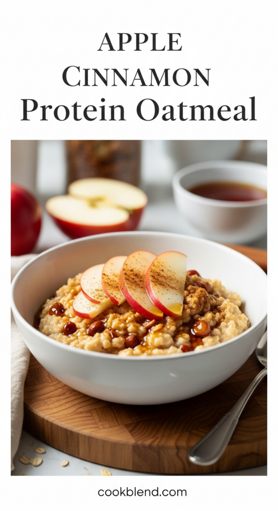 Apple Cinnamon Protein Oatmeal