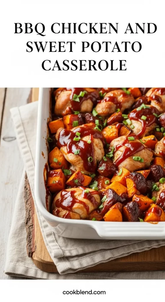 BBQ Chicken and Sweet Potato Casserole