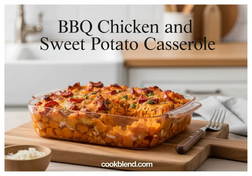 BBQ Chicken and Sweet Potato Casserole