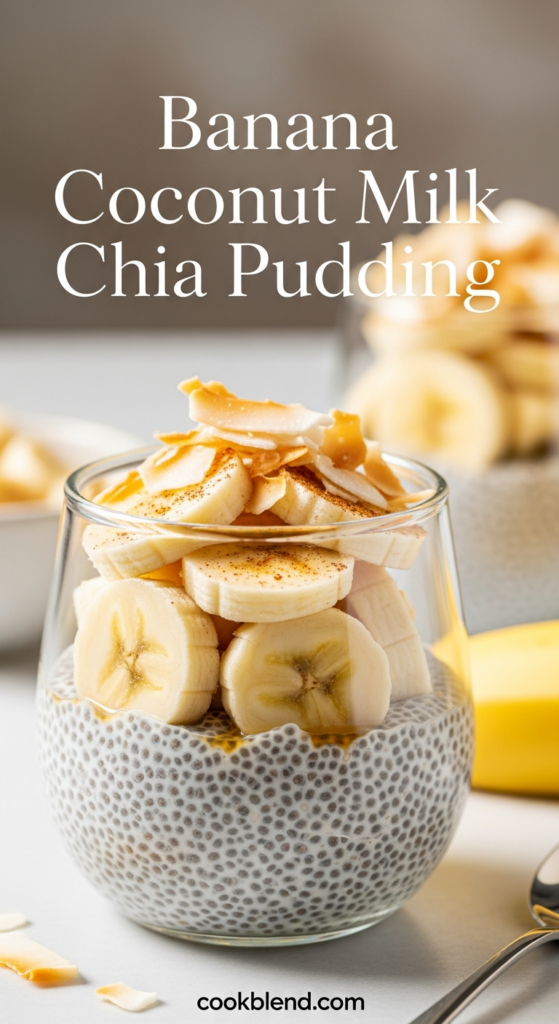 Banana Coconut Milk Chia Pudding