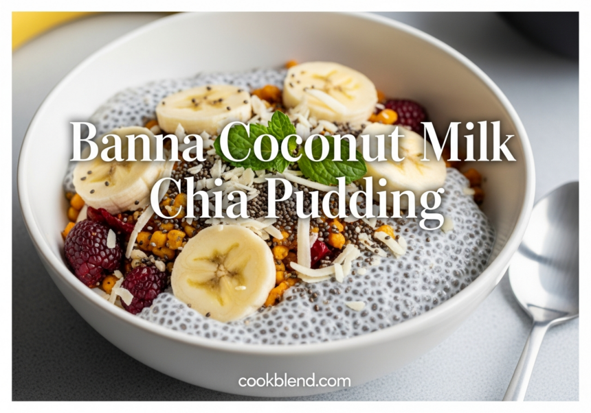 Banana Coconut Milk Chia Pudding
