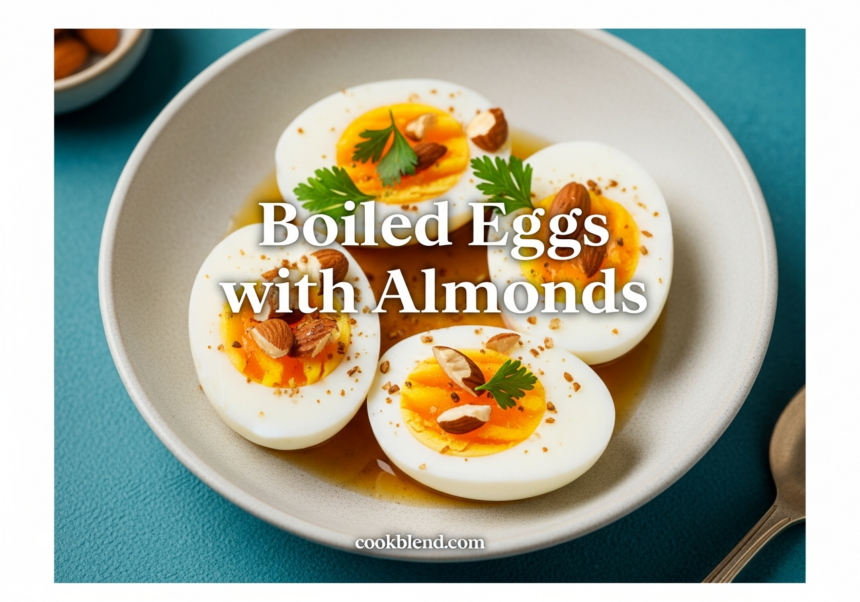 Boiled Eggs with Almonds