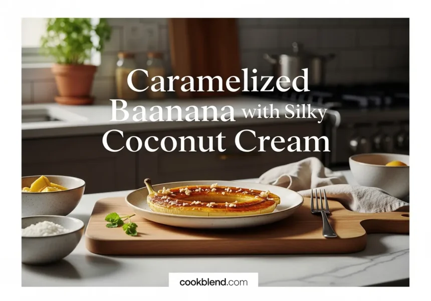 Caramelized Banana with Silky Coconut Cream