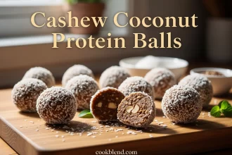 Cashew Coconut Protein Balls