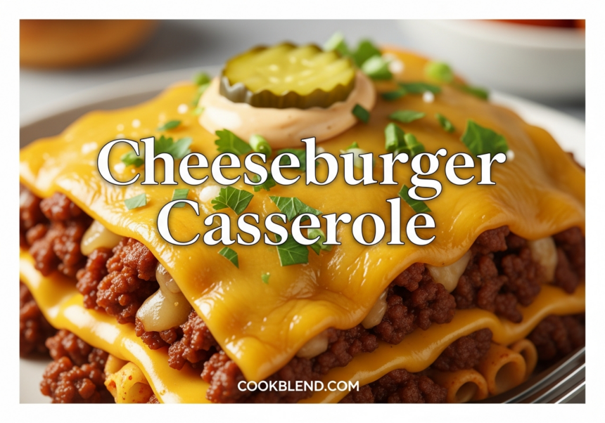 Cheeseburger Casserole