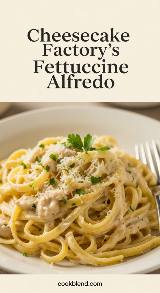 Cheesecake Factory's Fettuccine Alfredo
