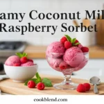 Creamy Coconut Milk Raspberry Sorbet