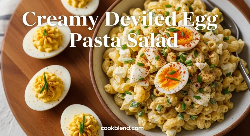 Creamy Deviled Egg Pasta Salad
