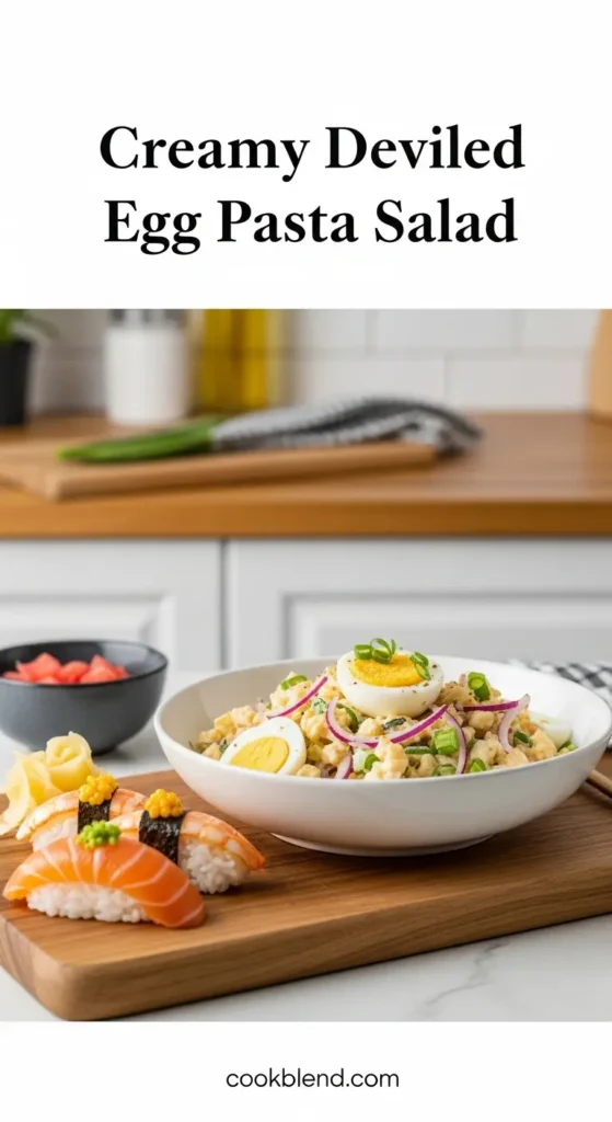 Creamy Deviled Egg Pasta Salad