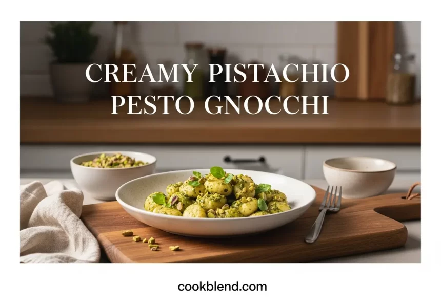 Creamy Pistachio Pesto Gnocchi