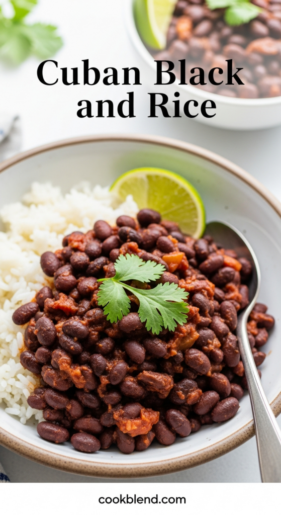 Cuban Black Beans and Rice