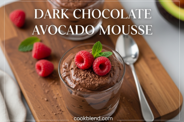 Dark Chocolate Avocado Mousse
