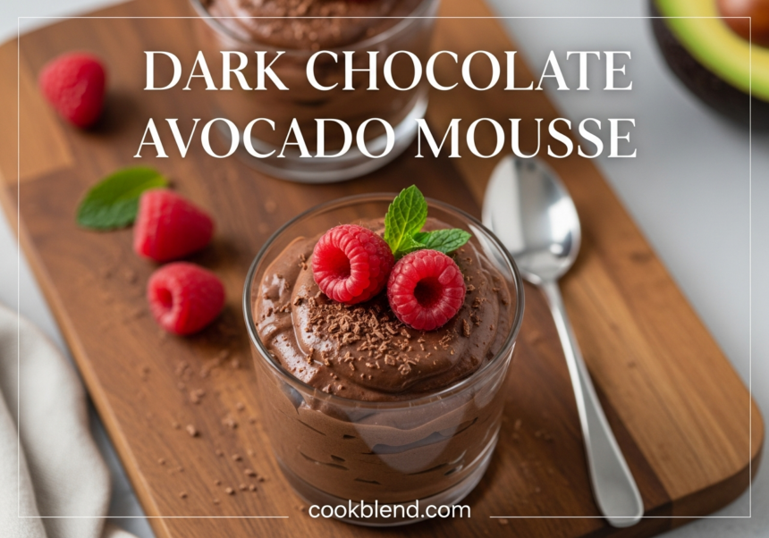 Dark Chocolate Avocado Mousse