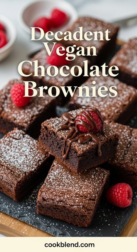Decadent Vegan Chocolate Brownies