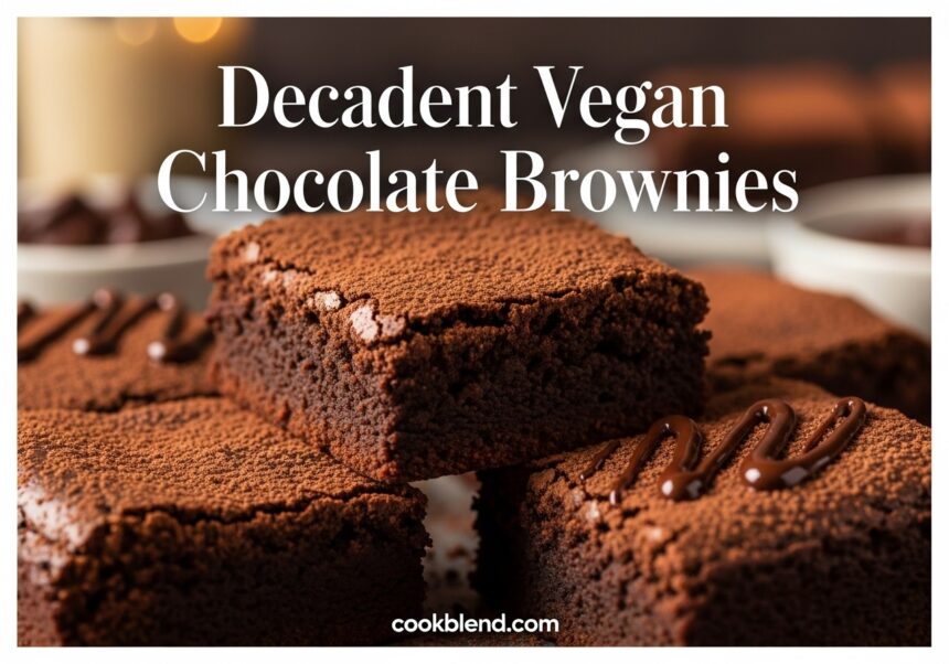 Decadent Vegan Chocolate Brownies