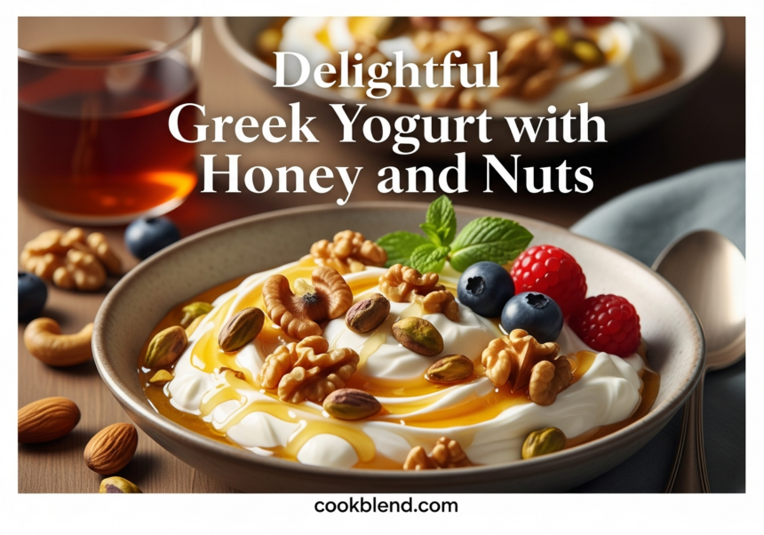 Delightful Greek Yogurt with Honey and Nuts