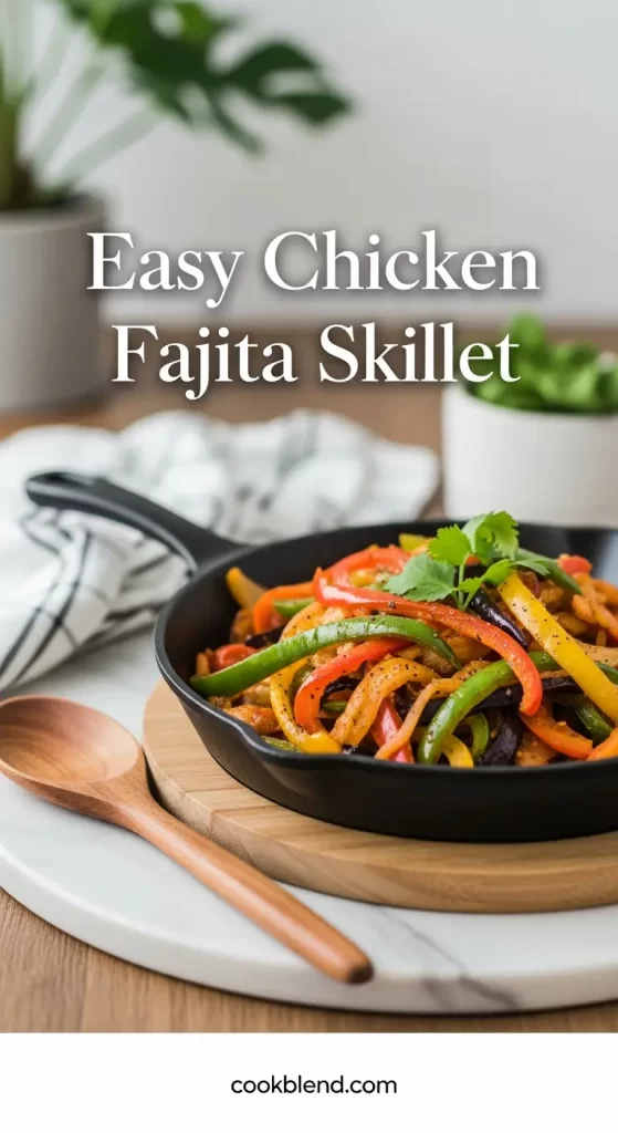 Easy Chicken Fajita Skillet
