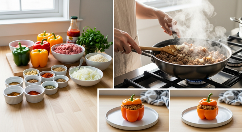 Easy Stuffed Bell Peppers