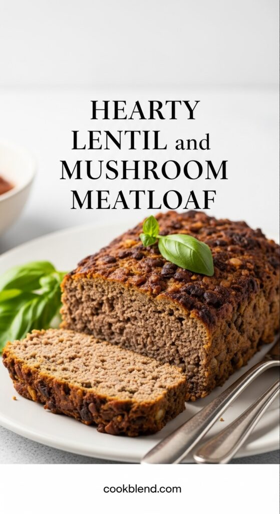 Lentil & Mushroom Meatloaf