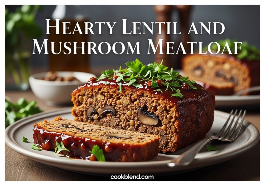 Lentil & Mushroom Meatloaf