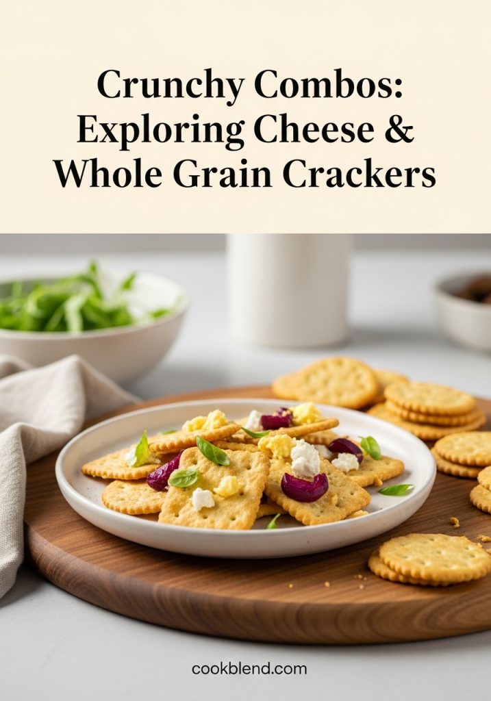 Crunchy Combos: Exploring Cheese & Whole Grain Crackers