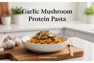 Garlic Mushroom Protein Pasta