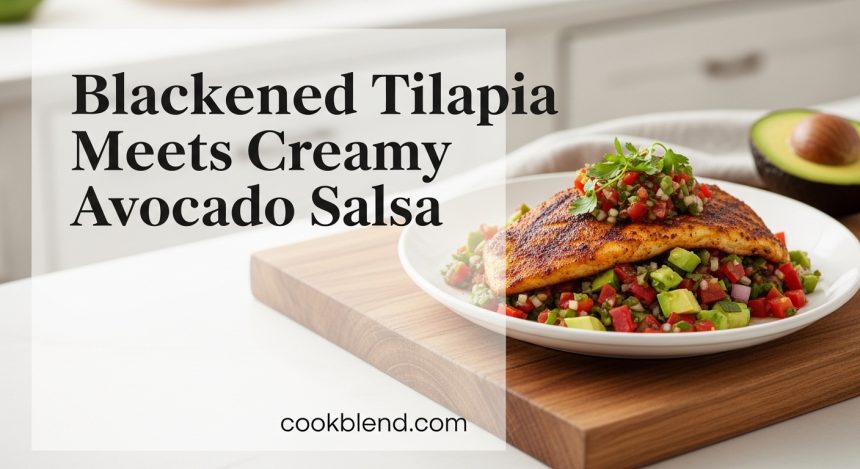 Blackened Tilapia Meets Creamy Avocado Salsa