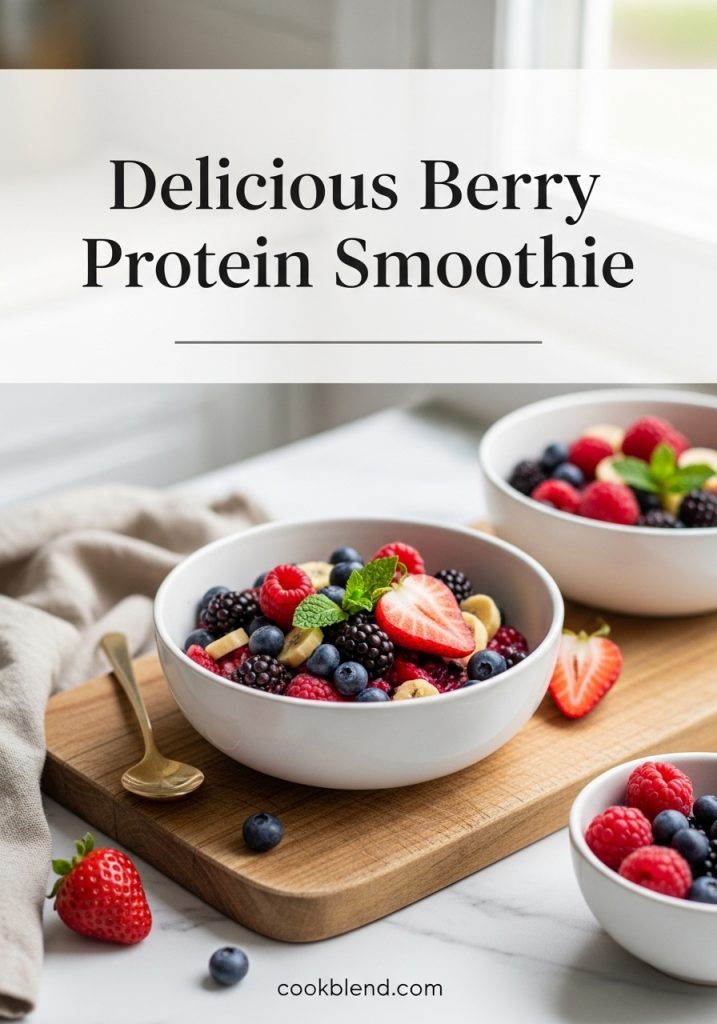 Delicious Berry Protein Smoothie