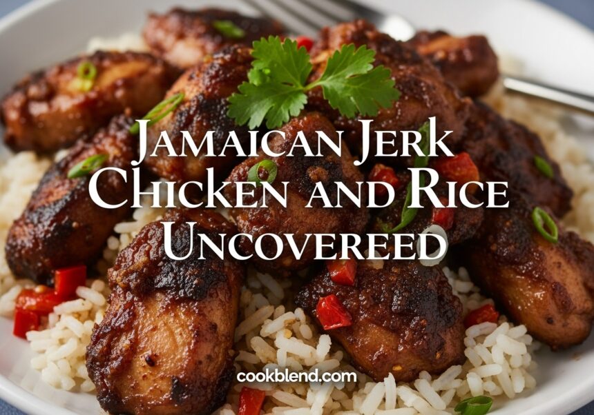 Jamaican Jerk Chicken and Rice Uncovered explores bold Caribbean flavors with spicy jerk chicken and fragrant rice. A rich, authentic, and satisfying classic dish.