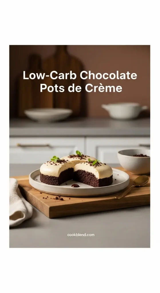 Low-Carb Chocolate Pots de Crème