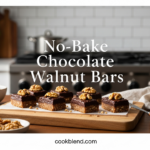 No-Bake Chocolate Walnut Bars