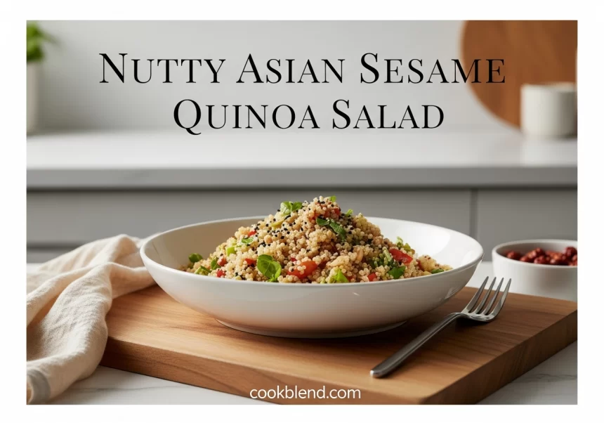 Nutty Asian Sesame Quinoa Salad
