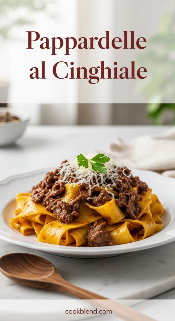 Pappardelle al Cinghiale