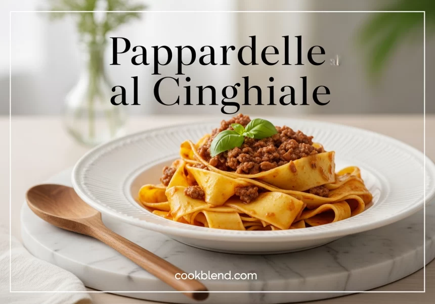 Pappardelle al Cinghiale