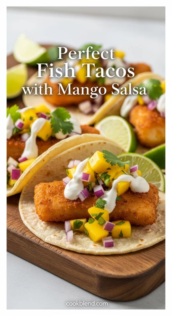 Perfect Fish Tacos with Mango Salsa