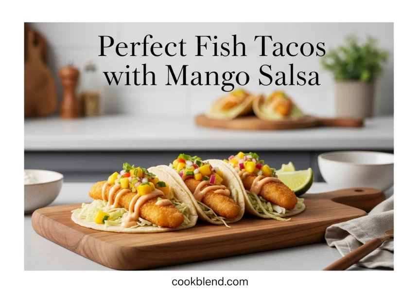 Perfect Fish Tacos with Mango Salsa