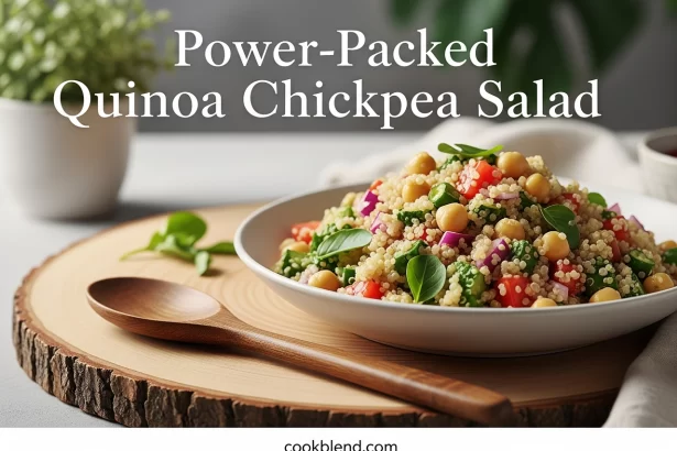 Power-Packed Quinoa Chickpea Salad