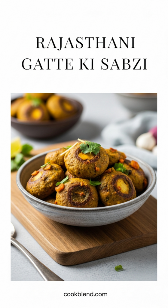 Rajasthani Gatte Ki Sabzi