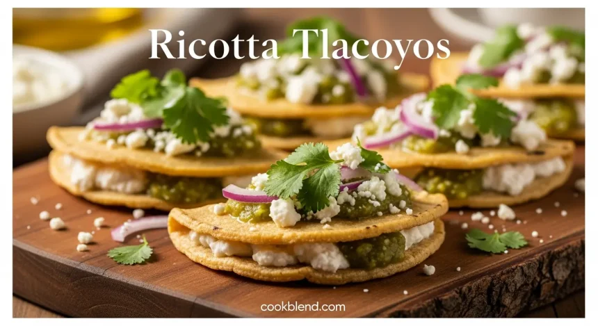 Ricotta Tlacoyos