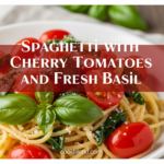 Spaghetti with Cherry Tomatoes and Fresh Basil