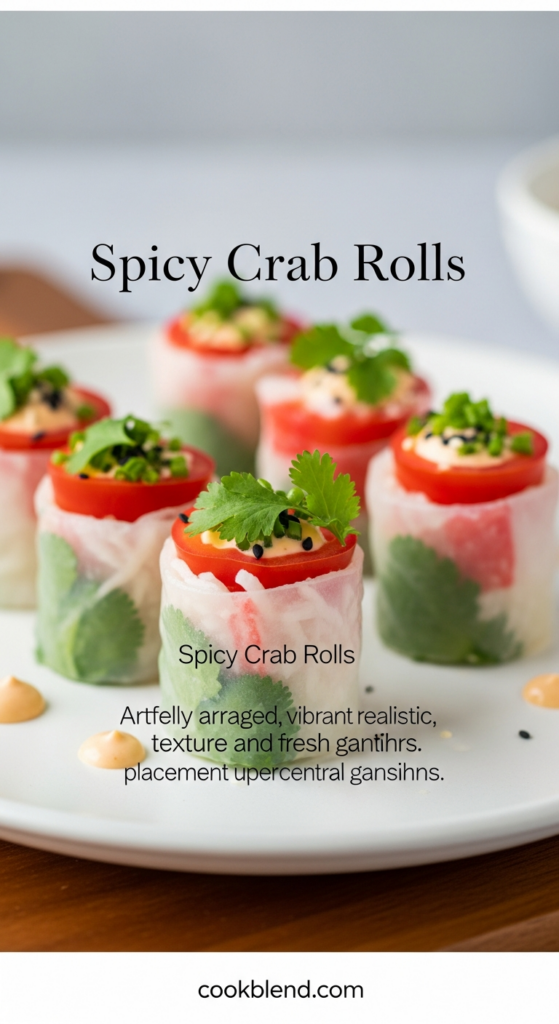 Spicy Crab Rolls