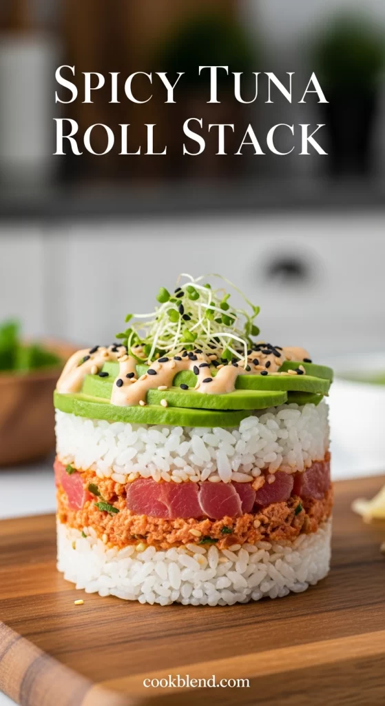Spicy Tuna Roll Stack