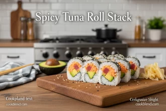 Spicy Tuna Roll Stack