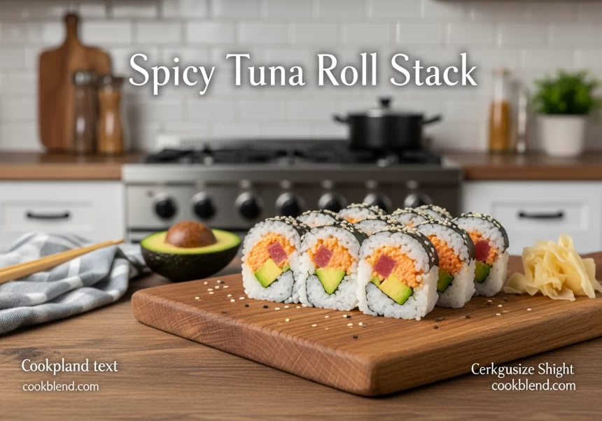 Spicy Tuna Roll Stack