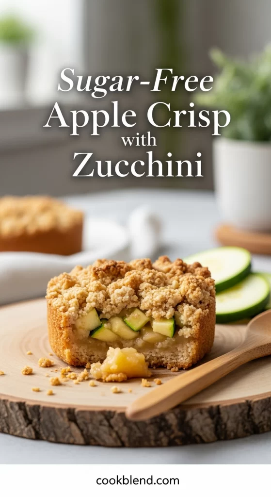 Sugar-Free Apple Crisp with Zucchini