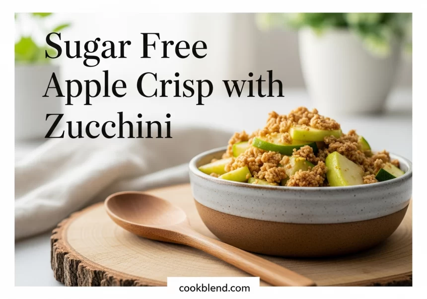 Sugar-Free Apple Crisp with Zucchini