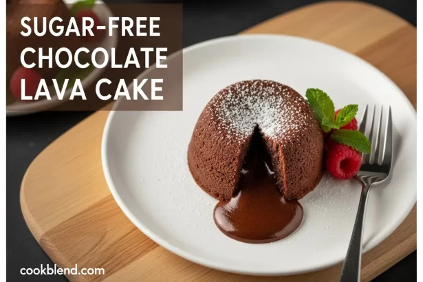 Sugar-Free Chocolate Lava Cake