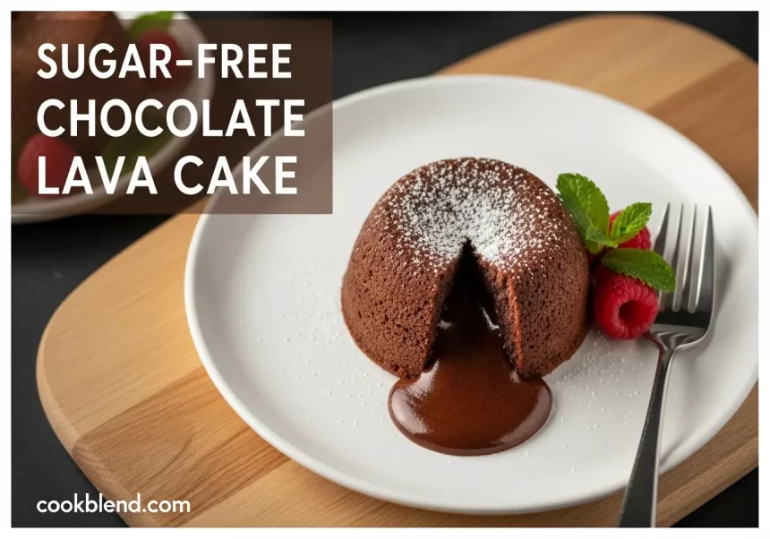 Sugar-Free Chocolate Lava Cake