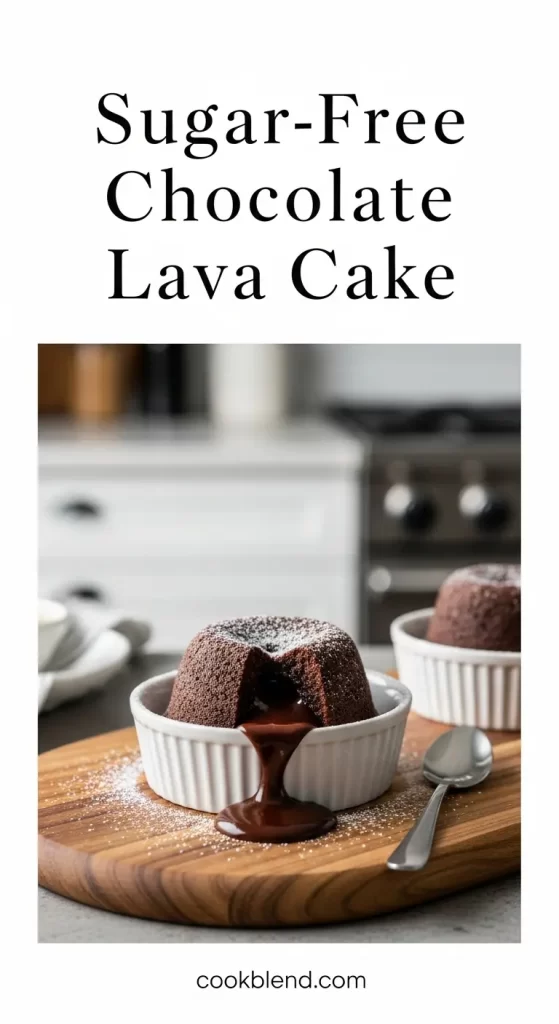 Sugar-Free Chocolate Lava Cake
